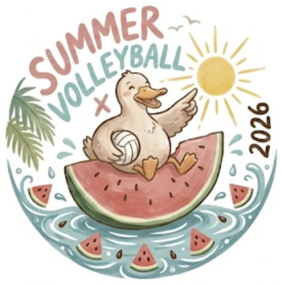 Summer Volleyball Logo